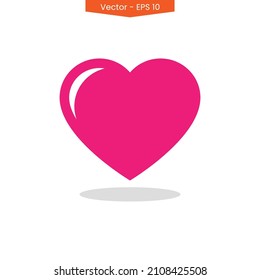 Heart icon vector  illustration design   
