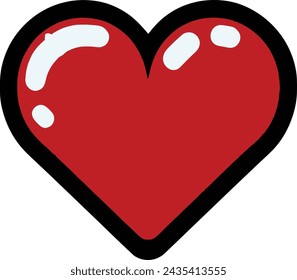 Heart Icon Vector Illustration Design 