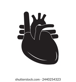 Diseño de ilustración vectorial de icono de corazón