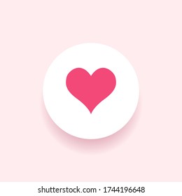 heart icon. Vector illustration EPS 10.