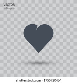 heart Icon. Vector illustration EPS 10.