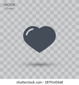 heart icon. Vector illustration EPS 10.