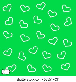 heart icon, vector illustration EPS 10