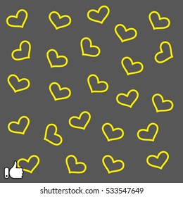 heart icon, vector illustration EPS 10