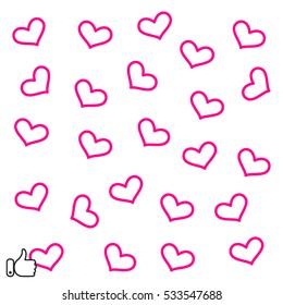 heart icon, vector illustration EPS 10