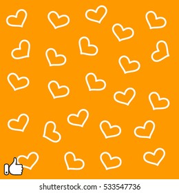 heart icon, vector illustration EPS 10