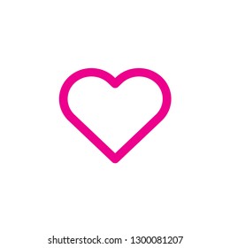 Heart icon Vector illustration, EPS10.