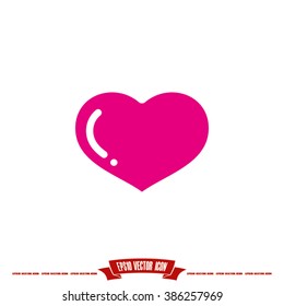 heart icon vector illustration eps10.