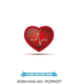 heart icon vector illustration eps10. - Shutterstock ID 412306237