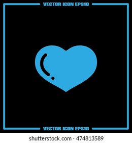 heart icon vector illustration eps10.