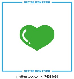 heart icon vector illustration eps10.