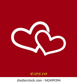 heart, icon, vector illustration eps10