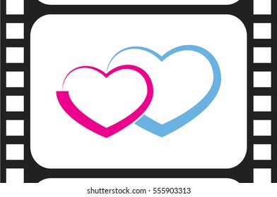heart icon vector illustration eps10.
