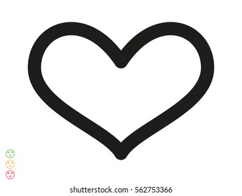 heart, icon, vector illustration eps10