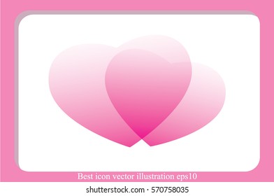 heart icon vector illustration eps10.