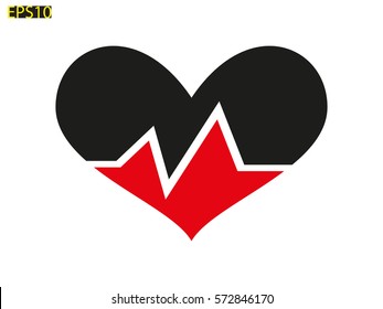 heart, icon, vector illustration eps10