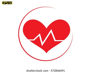 heart, icon, vector illustration eps10