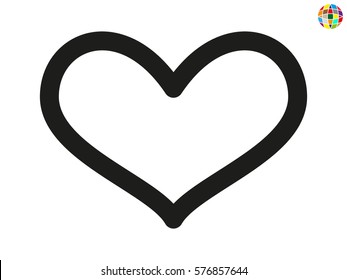 heart, icon, vector illustration eps10
