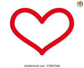 heart, icon, vector illustration eps10
