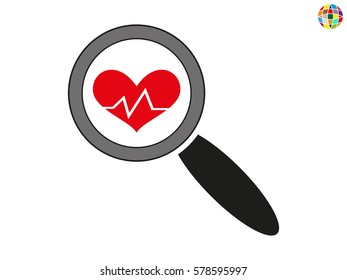 heart, icon, vector illustration eps10