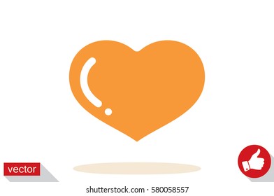 heart icon vector illustration eps10.