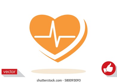 heart icon vector illustration eps10.