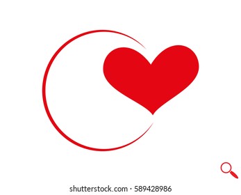 heart, icon, vector illustration eps10