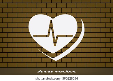 heart icon vector illustration eps10.