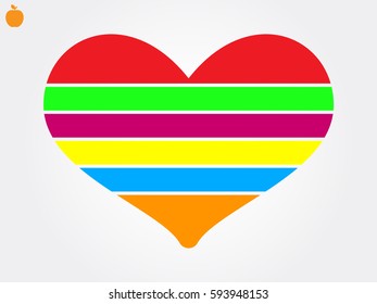 heart, icon, vector illustration eps10
