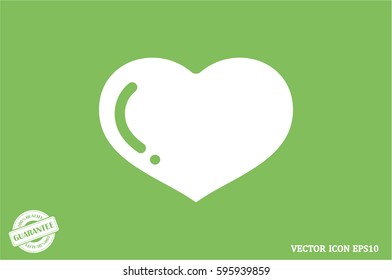 heart icon vector illustration eps10.