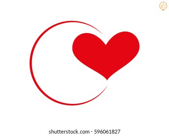 heart, icon, vector illustration eps10