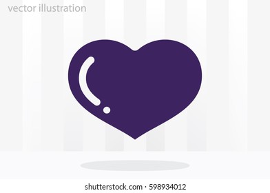 heart icon vector illustration eps10.