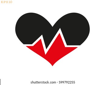 heart, icon, vector illustration eps10