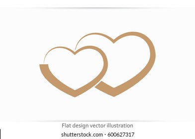 heart icon vector illustration eps10.