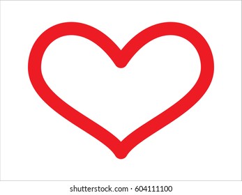 heart, icon, vector illustration eps10
