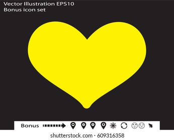 heart, icon, vector illustration eps10
