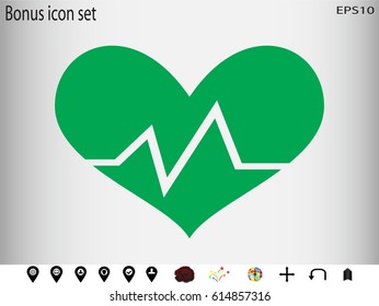 heart, icon, vector illustration eps10