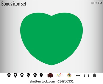 heart, icon, vector illustration eps10