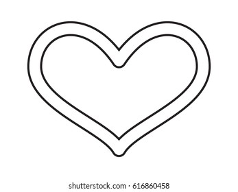 heart, icon, vector illustration eps10