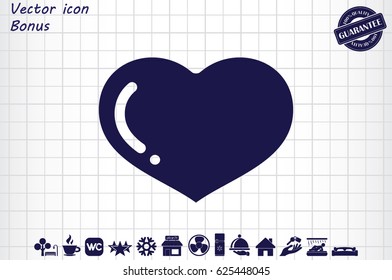 heart icon vector illustration eps10.