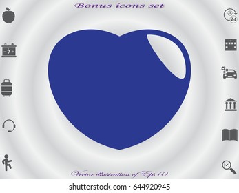 heart, icon, vector illustration eps10