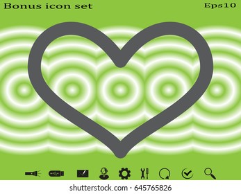 heart, icon, vector illustration eps10