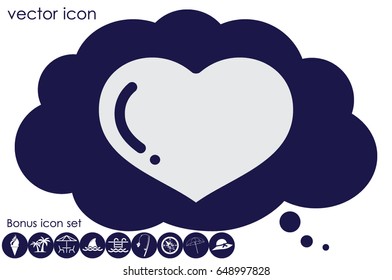 heart icon vector illustration eps10.