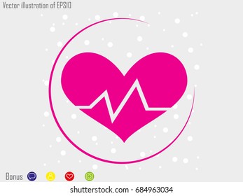 heart, icon, vector illustration eps10
