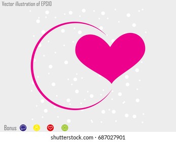 heart, icon, vector illustration eps10