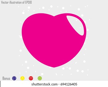 heart, icon, vector illustration eps10