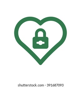 heart   icon, vector illustration. Flat design style