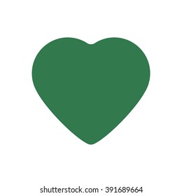  Heart  icon, vector illustration. Flat design style