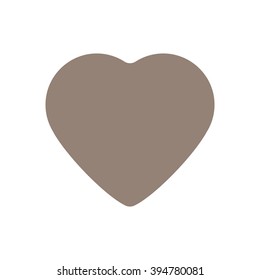  Heart  icon, vector illustration. Flat design style