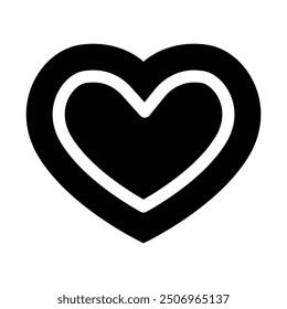 Heart icon vector illustration graphic design